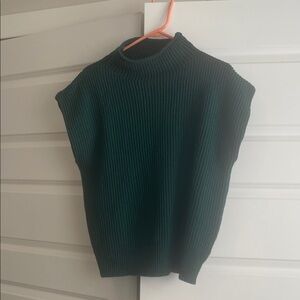 Le Lis Dark Green Turtleneck Sweater
